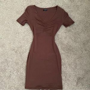 Naked wardrobe NW cinched mini dress